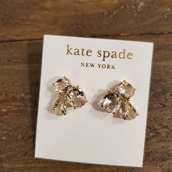 Kate Spade crystal earrings - Picture 2 of 3
